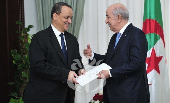 Le Président Tebboune reçoit un message écrit de son homologue mauritanien